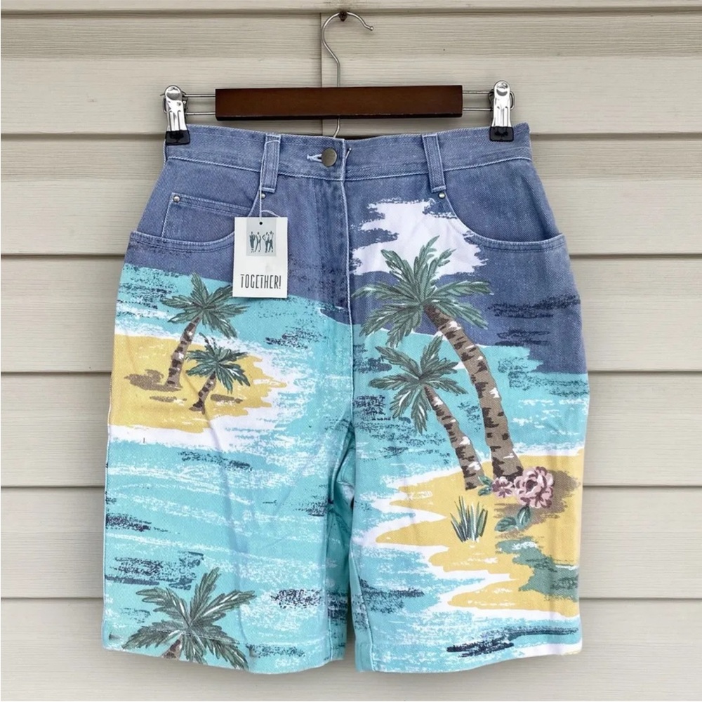 Vintage 80s Deadstock Island Jean Shorts Womens 6 (F)